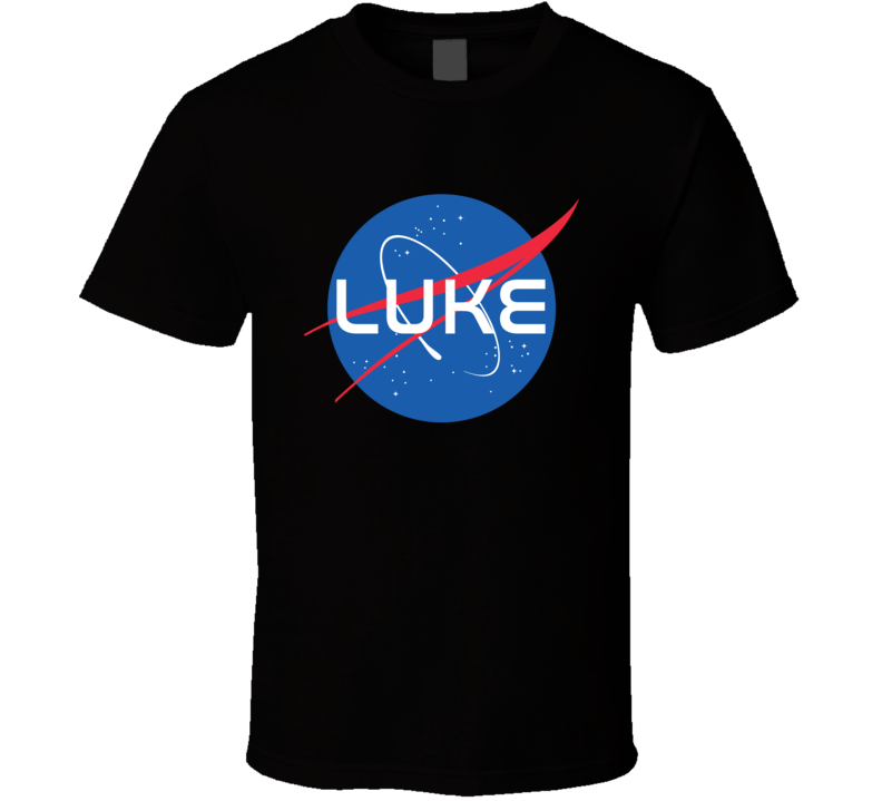 Luke NASA Logo Your Name Space Agency T Shirt Luke NASA Logo Your Name Space Agency T Shirt