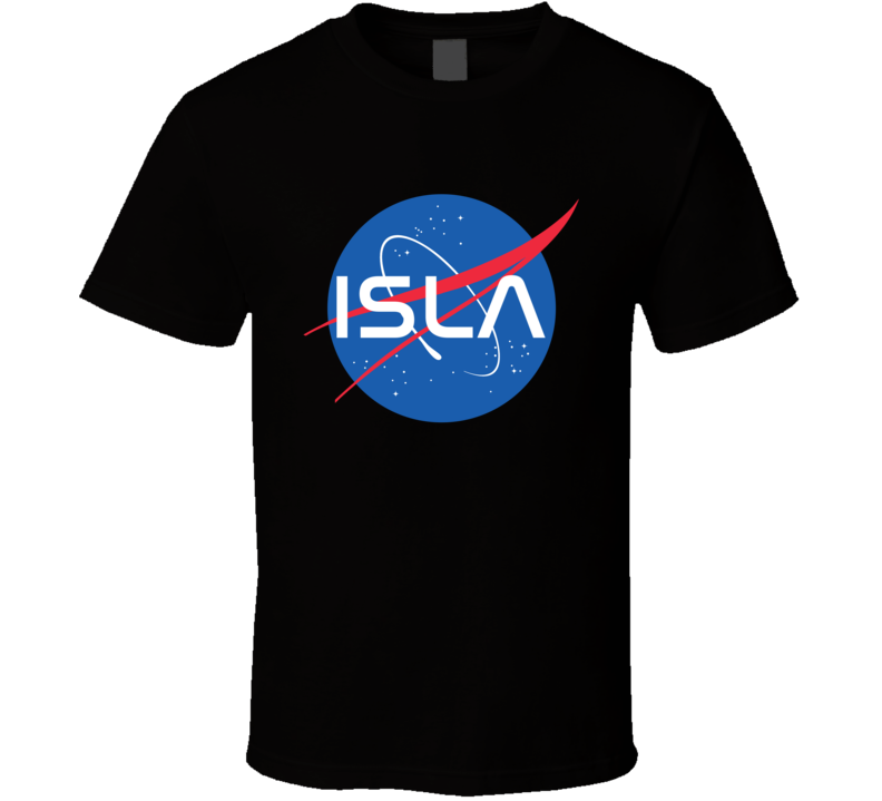 Isla NASA Logo Your Name Space Agency T Shirt Isla NASA Logo Your Name Space Agency T Shirt
