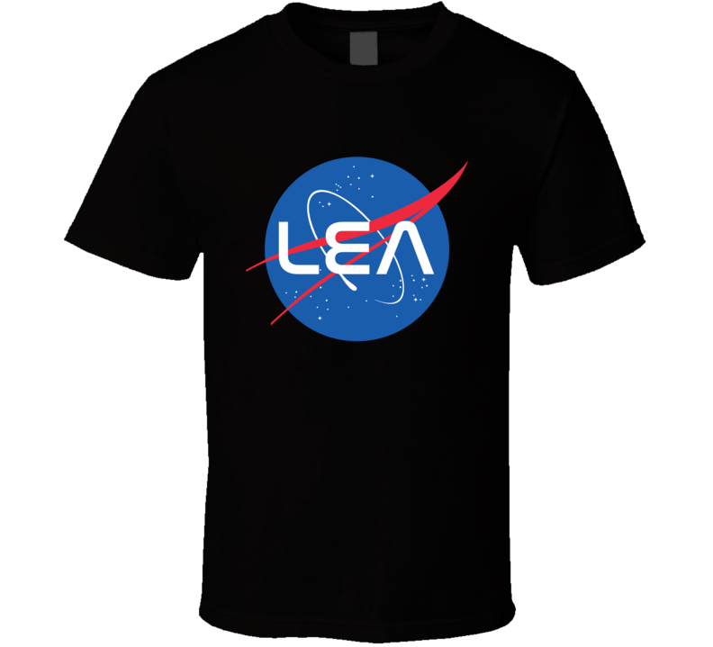 Lea NASA Logo Your Name Space Agency T Shirt Lea NASA Logo Your Name Space Agency T Shirt