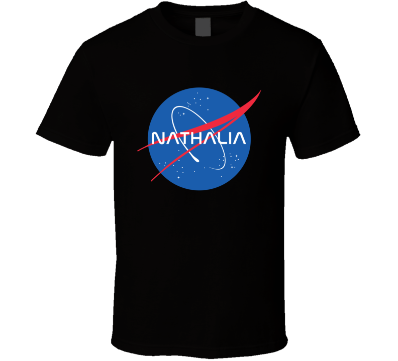 Nathalia NASA Logo Your Name Space Agency T Shirt