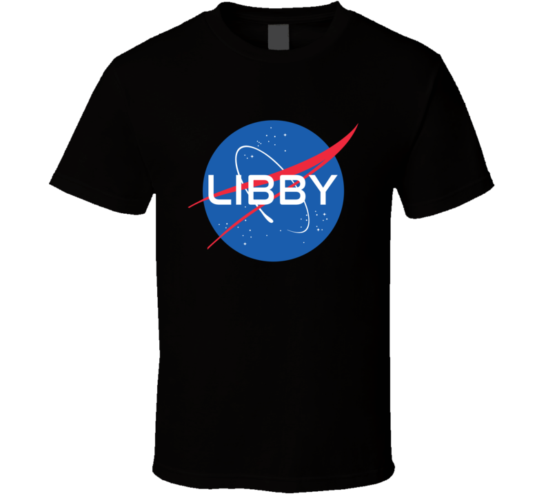 Libby NASA Logo Your Name Space Agency T Shirt Libby NASA Logo Your Name Space Agency T Shirt