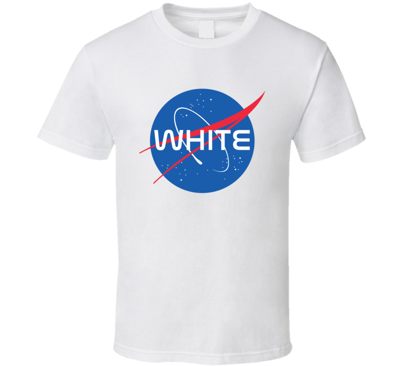 WHITE NASA Logo Your Last Name Space Agency T Shirt WHITE NASA Logo Your Last Name Space Agency T Shirt
