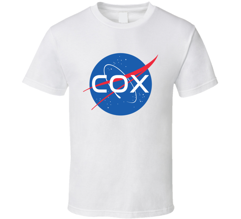 COX NASA Logo Your Last Name Space Agency T Shirt COX NASA Logo Your Last Name Space Agency T Shirt