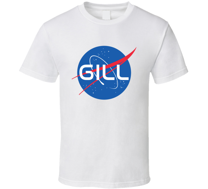 GILL NASA Logo Your Last Name Space Agency T Shirt GILL NASA Logo Your Last Name Space Agency T Shirt