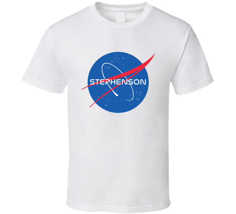 STEPHENSON NASA Logo Your Last Name Space Agency T Shirt STEPHENSON NASA Logo Your Last Name Space Agency T Shirt