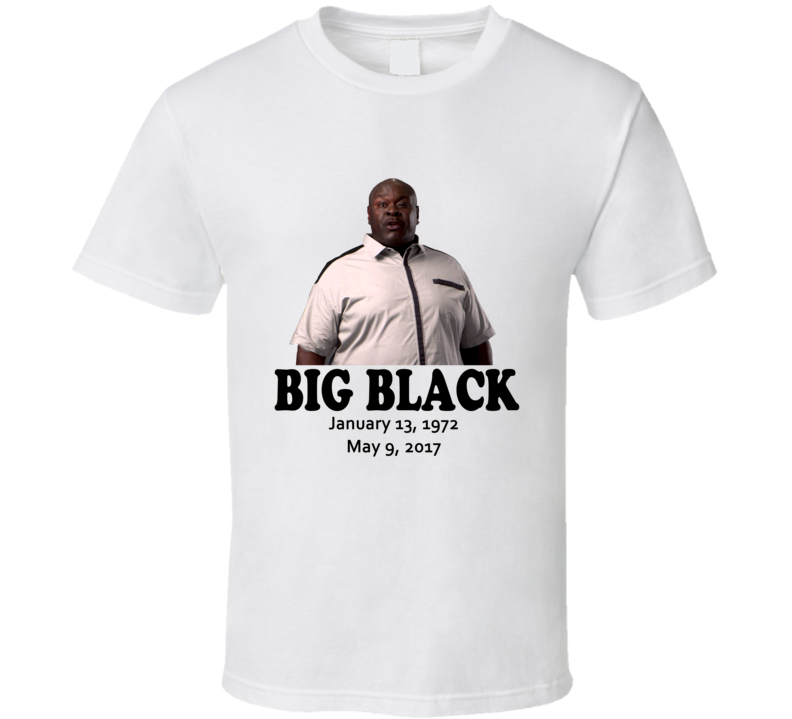 Christopher Big Black Boykin TV Star RIP With Dates T Shirt Christopher Big Black Boykin TV Star RIP With Dates T Shirt
