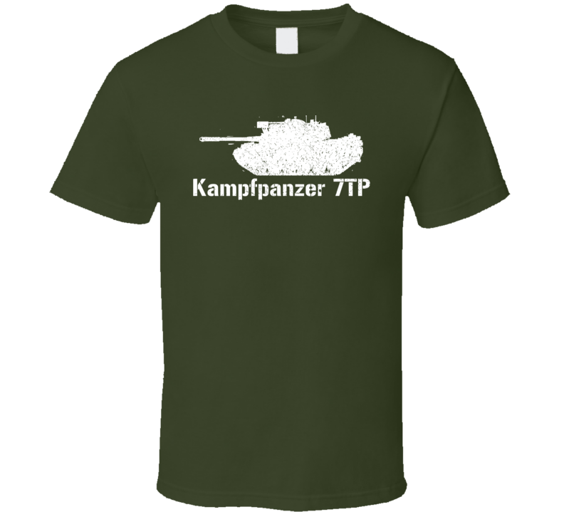 Germany Light Tank Kampfpanzer 7TP Military T Shirt Germany Light Tank Kampfpanzer 7TP Military T Shirt