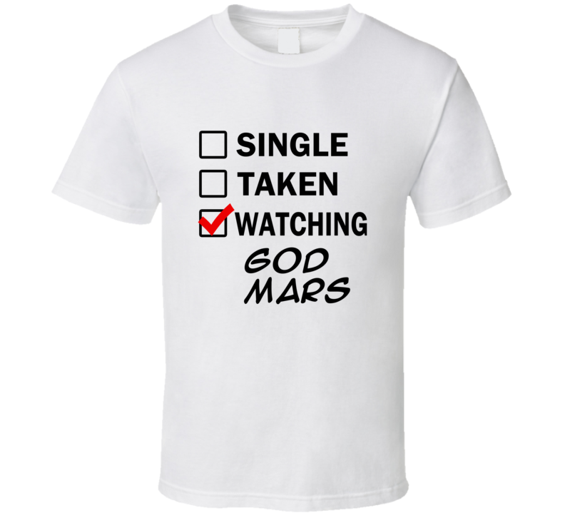 Life Is Short Watch God Mars Anime TV T Shirt