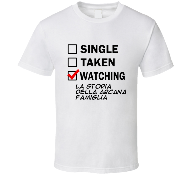 Life Is Short Watch La storia della Arcana Famiglia Anime TV T Shirt