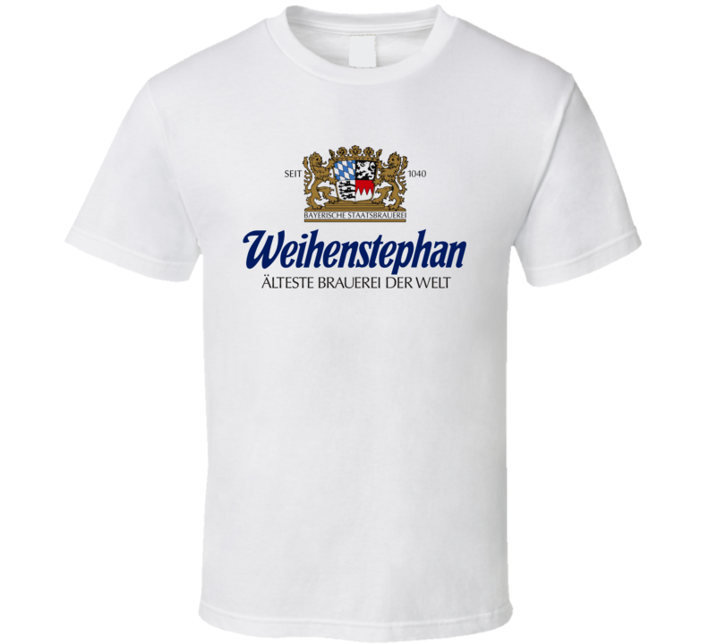 Weihenstephan Logo World Famous German Beer T Shirt