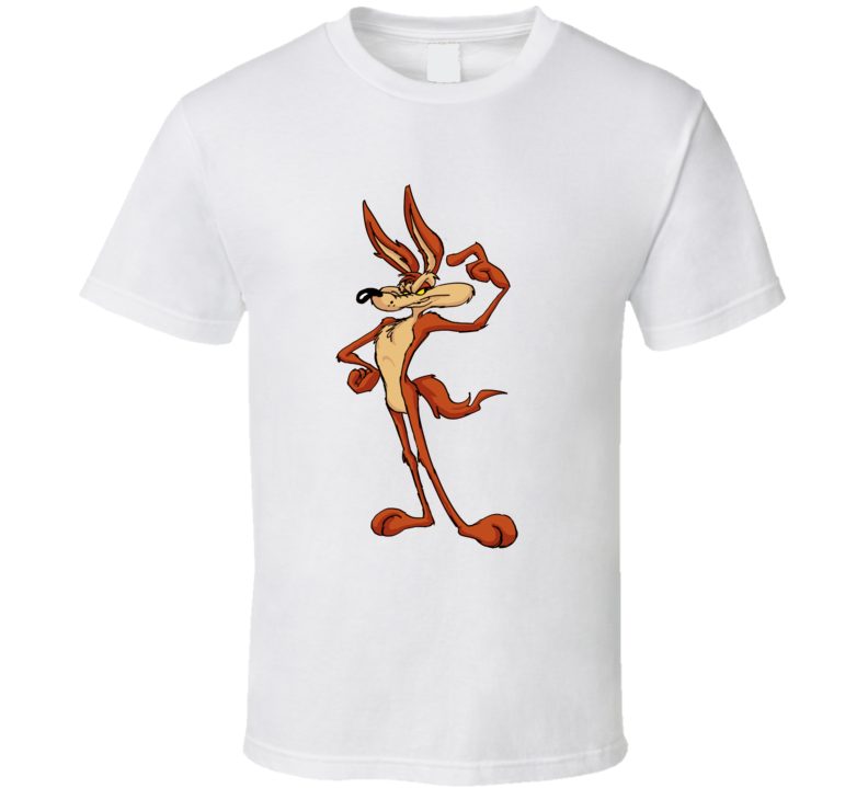 Wild E Coyote Loney Toons Retro Cartoon Tv Show  T Shirt