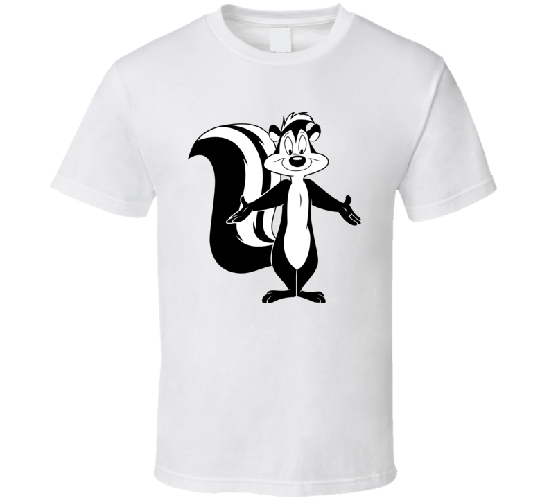 Pepe Le Pew Looney Toons Retro Tv Show Cartoon  T Shirt