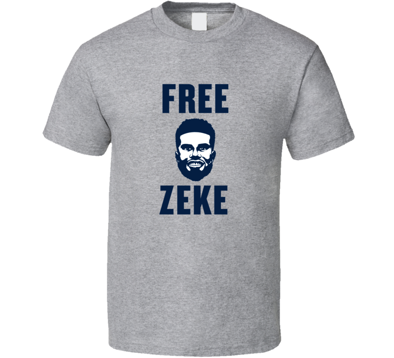 Free Zeke Ezekiel Elliott Football Game Suspension  T Shirt