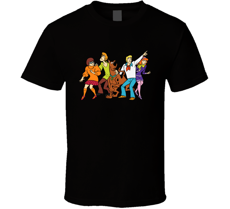 Scooby Doo All Characters Cartoon Shaggy Fred Daphne Velma T Shirt