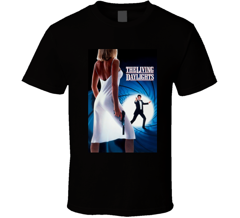 The Living Daylights 007 Movie Cover  T Shirt