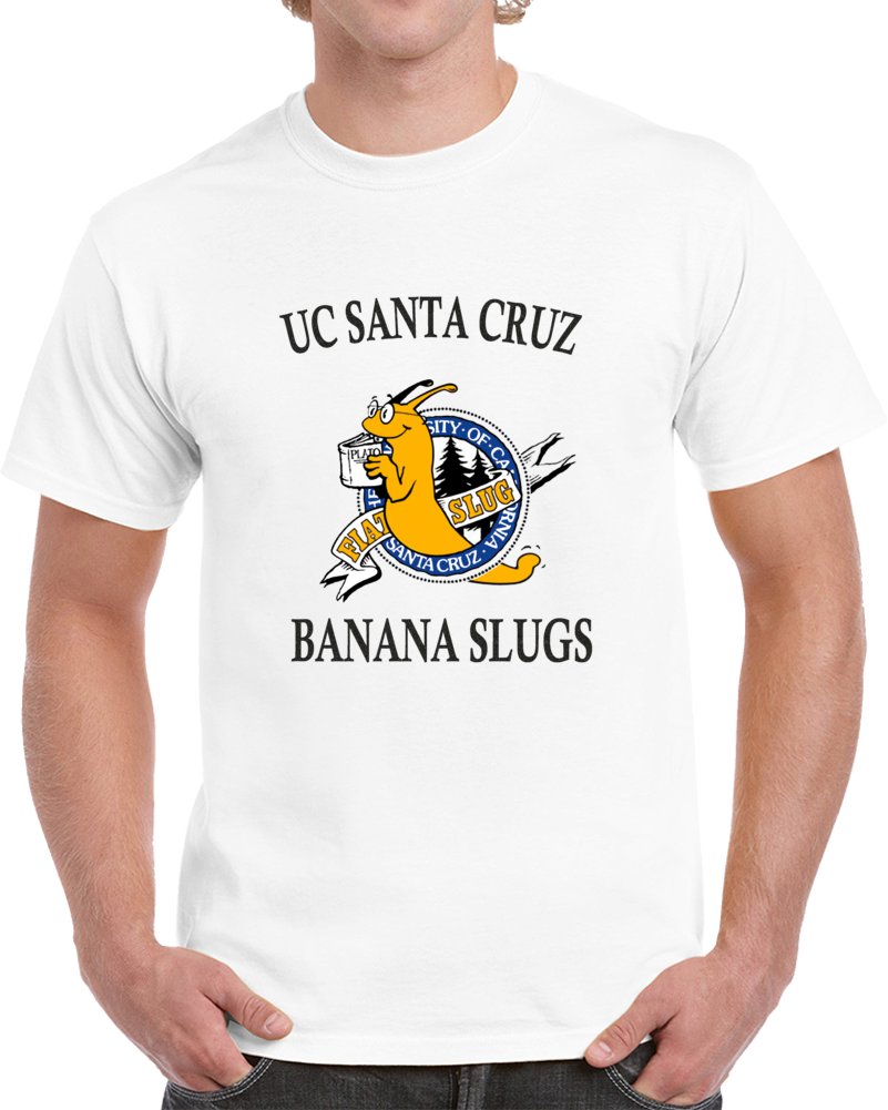 UCSC Santa Cruz Banana Slugs Classic Pulp Fiction John Travolta T Shirt UCSC Santa Cruz Banana Slugs Classic Pulp Fiction John Travolta T Shirt