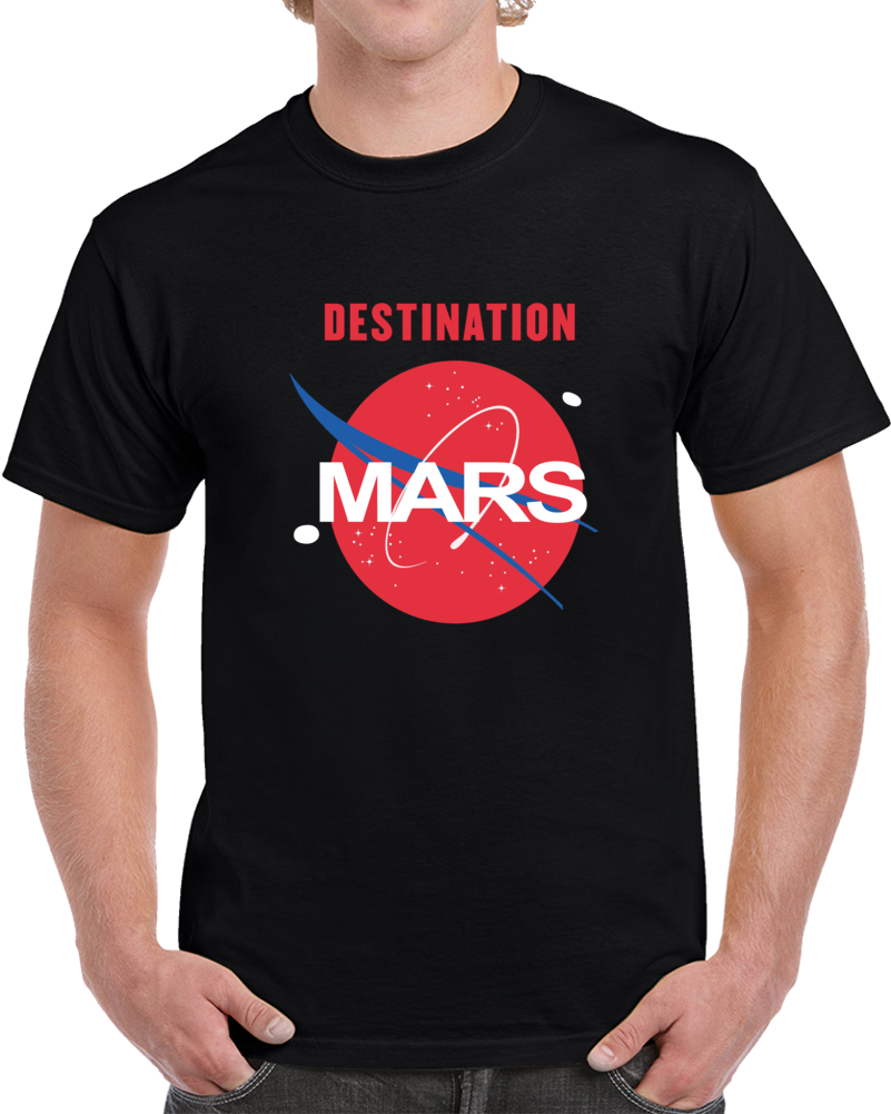 Destination Mars NASA Buzz Space Travel Planetary T Shirt