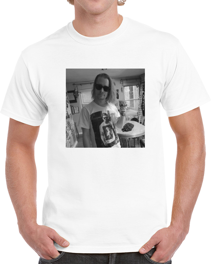 Macaulay Culkin Ryan Gosling Wearing Ryan Wearing Macaulay Celebrity T Shirt