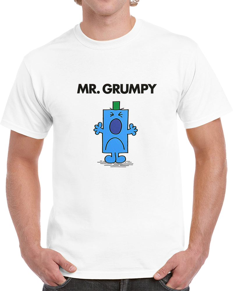 Mr Grumpy Character From Mr Men Book Series Fan T Shirt