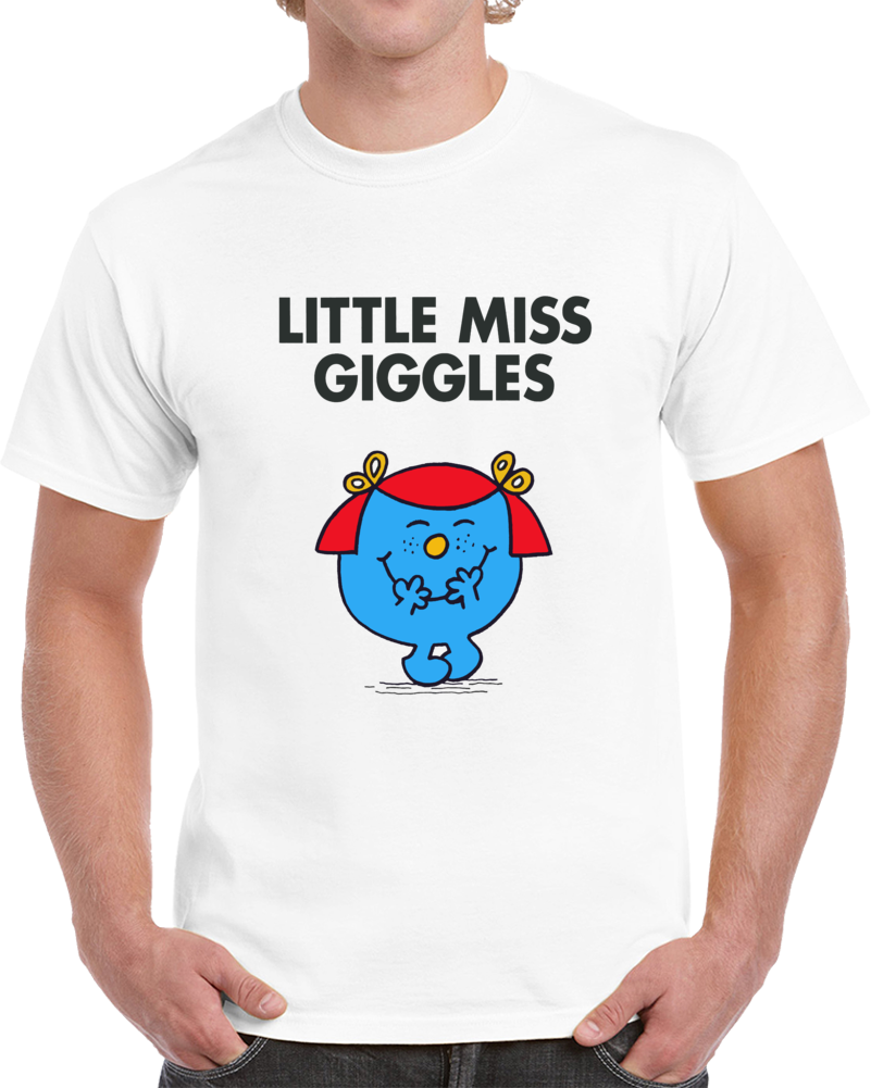 Little Miss Giggles Character From Little Miss Book Series Fan T Shirt