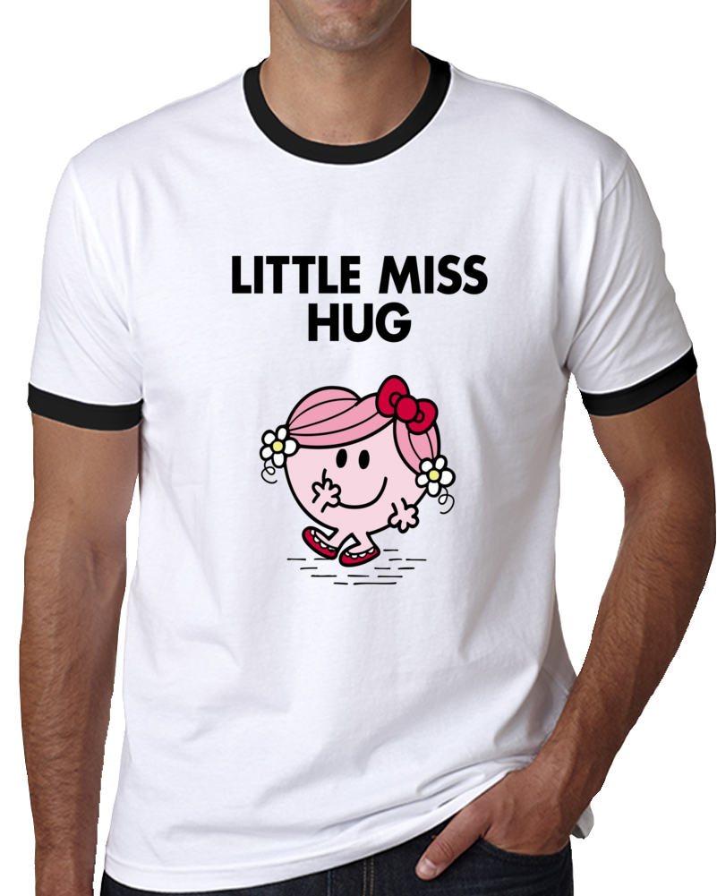 Little Miss Hug Character From Little Miss Book Series Fan T Shirt
