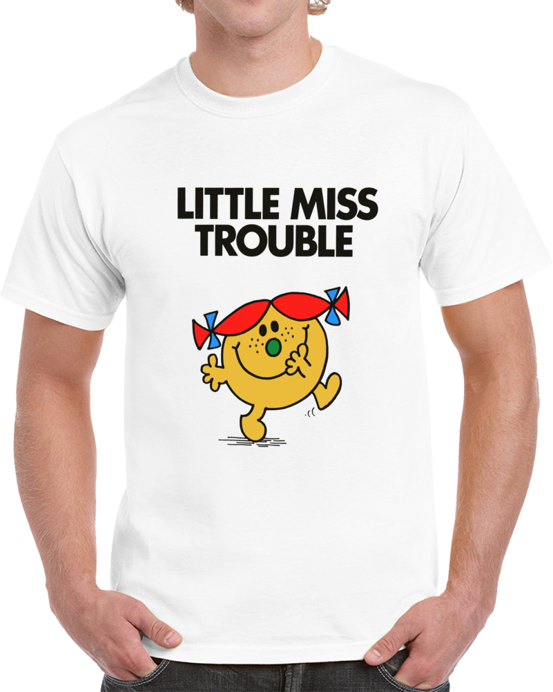 Little Miss Trouble Character From Little Miss Book Series Fan T Shirt