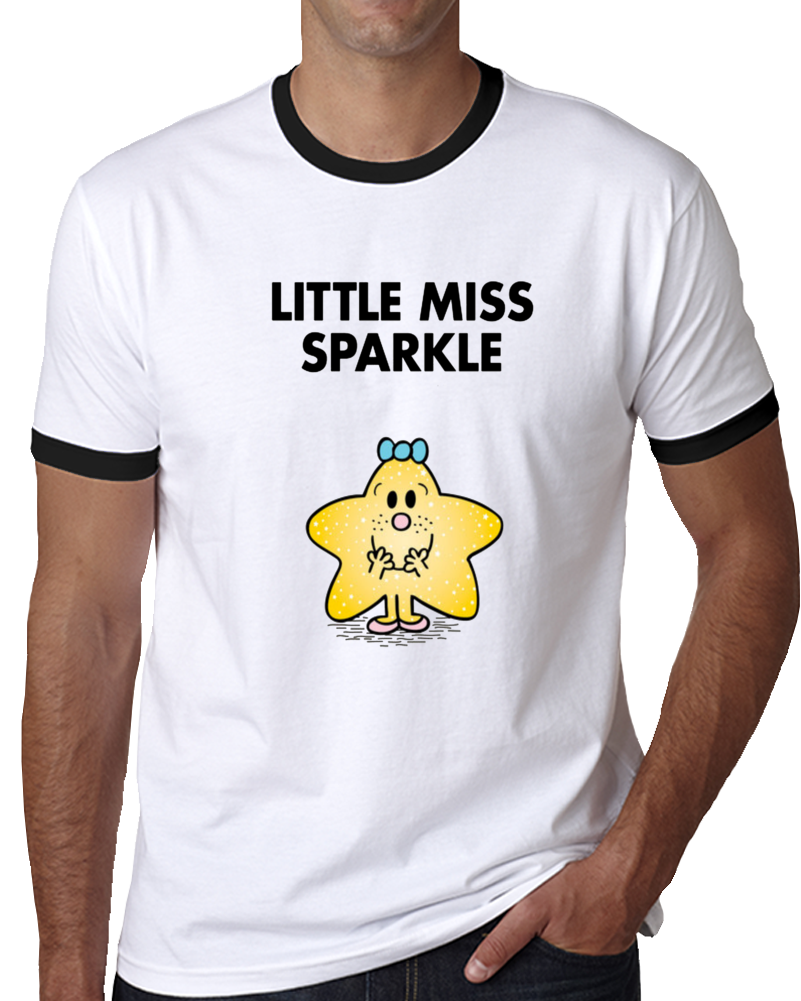 Little Miss Sparkle Character From Little Miss Book Series Fan T Shirt