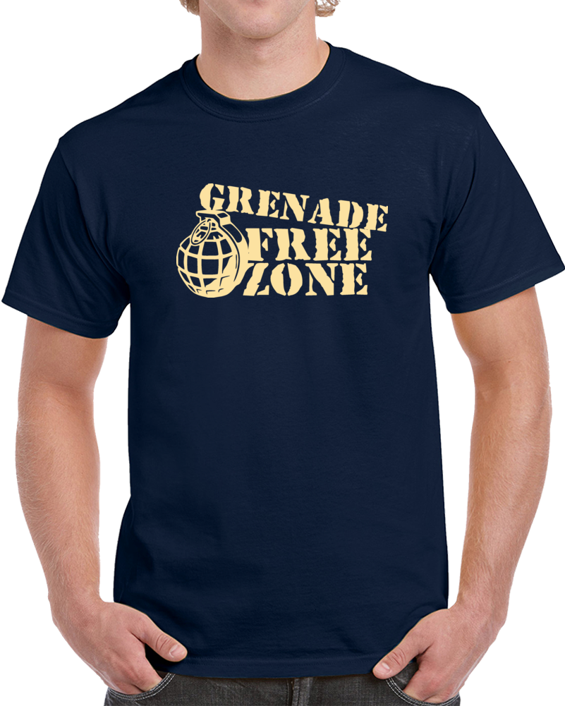 Grenade Free Zone T Shirt Grenade Free Zone T Shirt