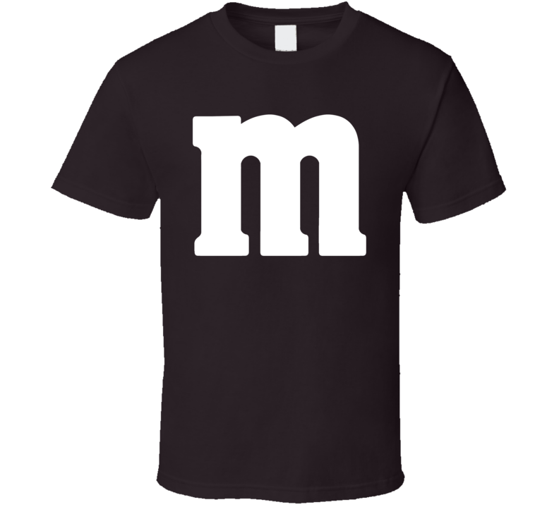 M&m's Brown Chocolate Candy Halloween Costume  T Shirt