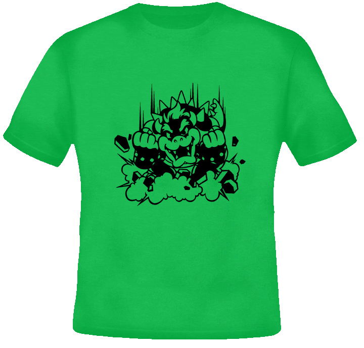 Bowser Video Game Villian T Shirt Bowser Video Game Villian T Shirt