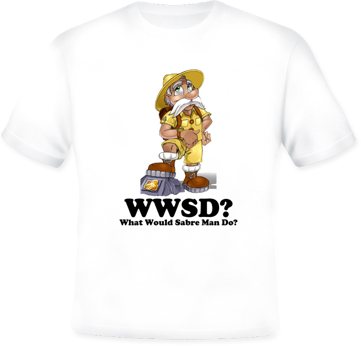 What Would Sabre Man Do T Shirt What Would Sabre Man Do T Shirt