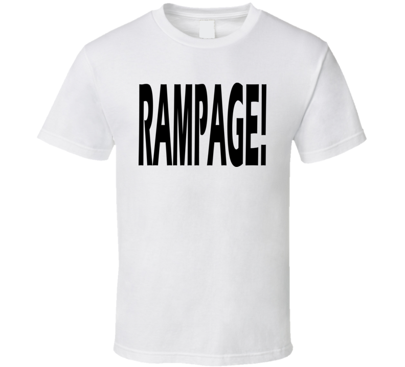 Rampage Video Game Unreal Tournament T Shirt Rampage Video Game Unreal Tournament T Shirt
