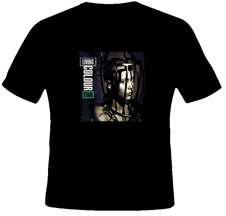 Living Color 90's Rock Band Stain Girl Cover T Shirt Living Color 90's Rock Band Stain Girl Cover T Shirt