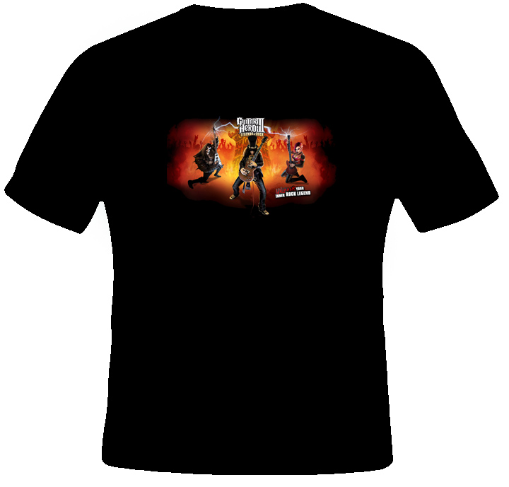 Guitar Hero 3 Legends of Rock Cool T Shirt Guitar Hero 3 Legends of Rock Cool T Shirt