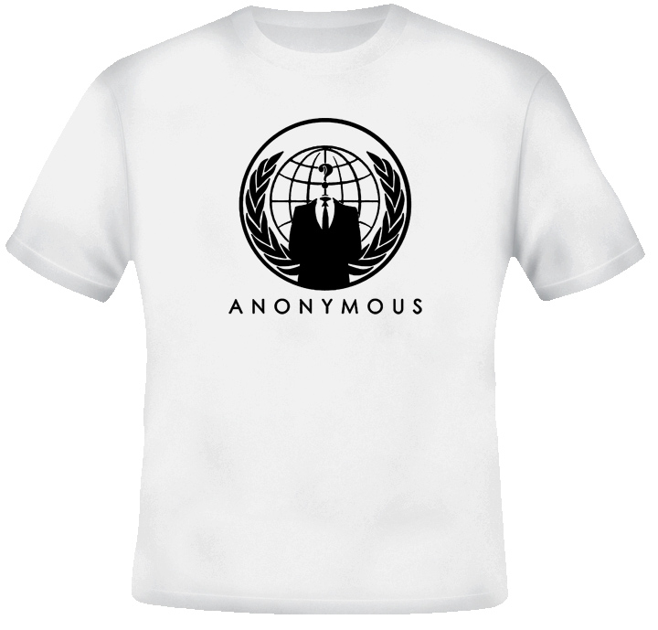 Anonymous Crest T Shirt Anonymous Crest T Shirt