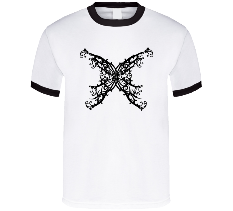 Gothic Butterfly T Shirt
