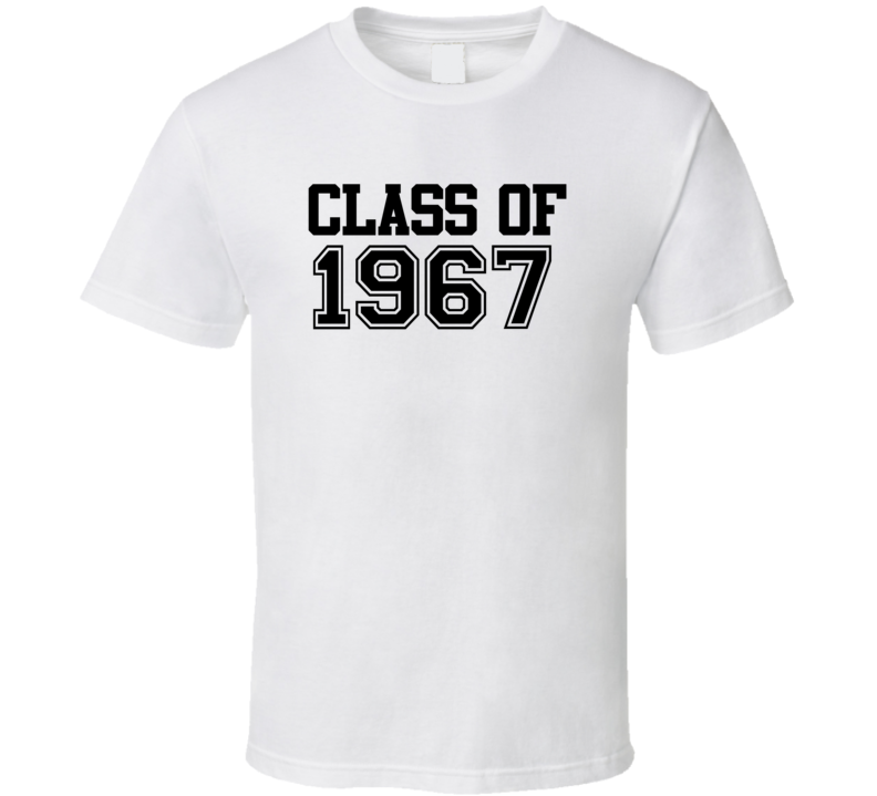 Class of 1967 Reunion School Pride Collage T Shirt