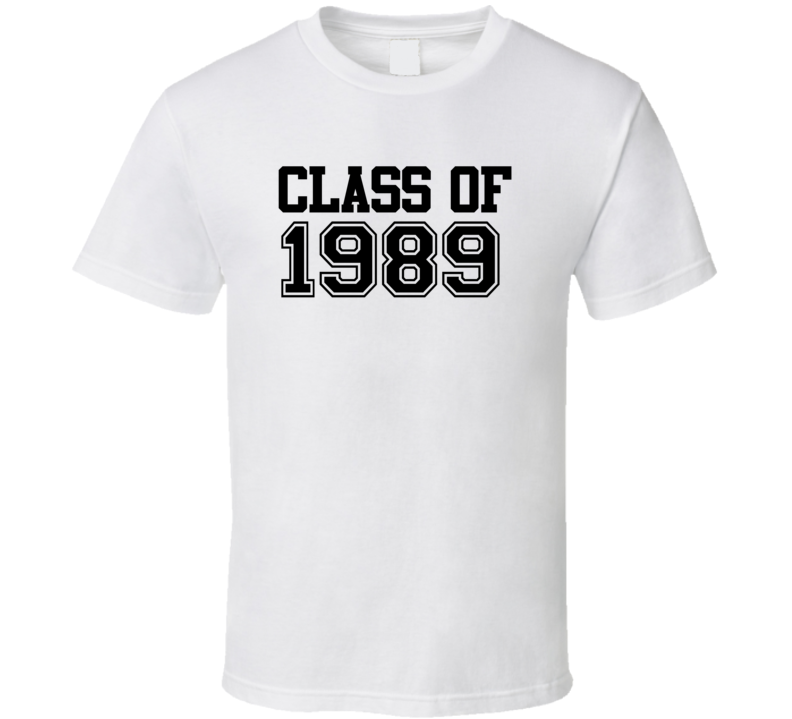 Class of 1989 Reunion School Pride Collage T Shirt