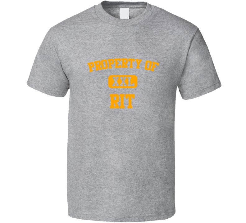 Property of RIT XXL Rochester Institute of Technology T Shirt Property of RIT XXL Rochester Institute of Technology T Shirt