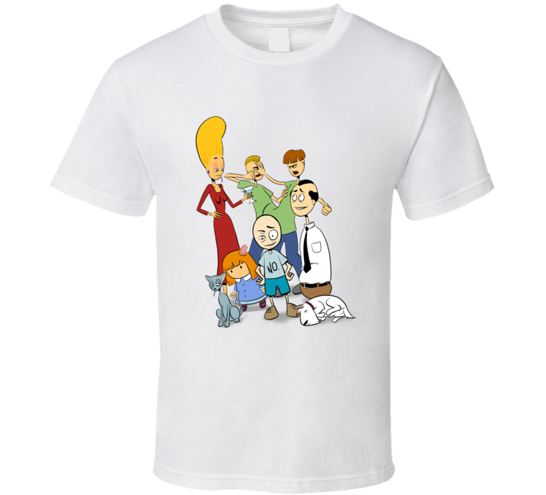 The Oblongs Retro TV Show Bob, Pickles, Beth, Biff, Chip, Milo T Shirt The Oblongs Retro TV Show Bob, Pickles, Beth, Biff, Chip, Milo T Shirt