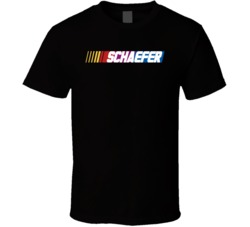 Schaefer Nascar Driver Custom Last Name Special T Shirt 10395437