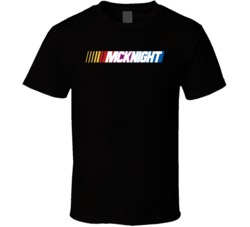 Mcknight Nascar Driver Custom Last Name Special T Shirt 10396382