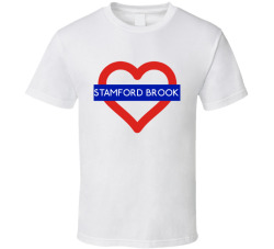 Love London Underground Tube Stamford Brook Heart Design England T Shirt 31555734
