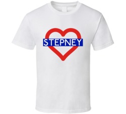 Love London Underground Tube Stepney Heart Design England T Shirt 31555737