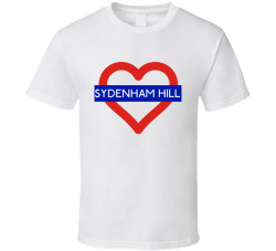 Love London Underground Tube Sydenham Hill Heart Design England T Shirt 31555754