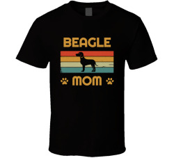 Beagle Mom T Shirt Popular Dog Breed Mothers Day Gift Present For Women