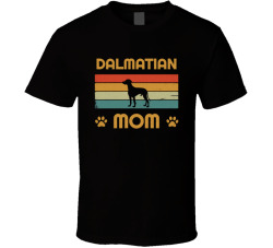 Dalmatian Mom T Shirt Popular Dog Breed Mothers Day Gift Present For Women