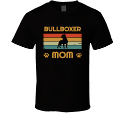 Bullboxer Mom T Shirt Popular Dog Breed Mothers Day Gift Present For Women