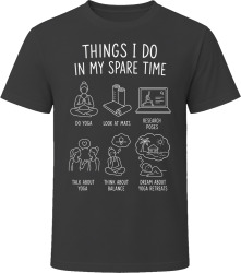 Things I Do: Do Yoga Yoga Lover T Shirt