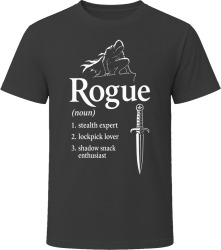 Rogue Definition RPG Role Playing Game Stealth Gift T Shirt